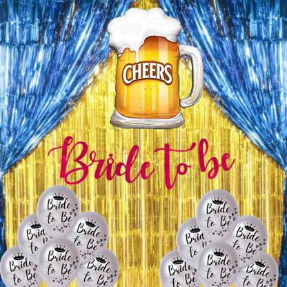 B4 Silver Bachelorette Party Bride to Be Decoration Bridal Shower B2B-173