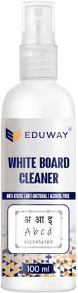 Eduway Whiteboard Cleaner Spray|Clean Marks, Dust from Dry Erase Board|Safe & Non-Toxic Blue board