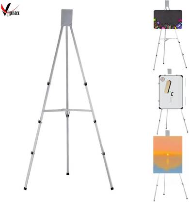 Viprax Portable Tripod Stand For Whiteboard & Notice Board & Painting Board - W06 Black board