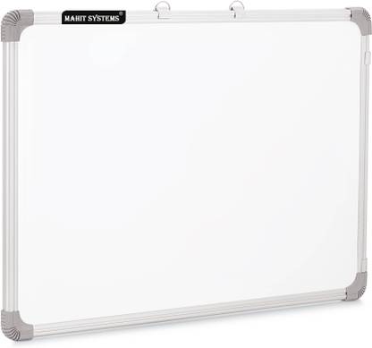 Mahit Systems Whiteboard non_magnetic 4x4 ft. with Aluminium frame for teaching use White board