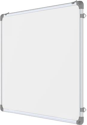 Foxit 2x3 Feet, Non-magnetic Glossy Surface Whiteboard | Green Chalk Board Surface On Back Side | Robust Aluminium Frame Finishing | Quality Assured Product White, Green board (90 cm x 60 cm) White board