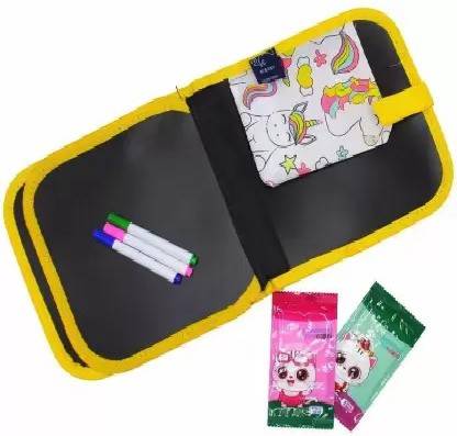 luzzo Colouring Drawing Board Erasable Painting Book Doodle Pad Sketch Pad