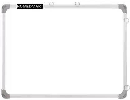 Homedmart 3X4 ft Non Magnetic Glossy Marker Board and Back Side chalk board surface Black, White board