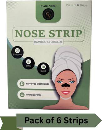 CareVibe Fiber Blackhead Remover Strips