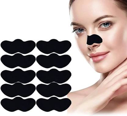 Yuency 10 Pcs. Charcoal Nose Strips Combo | Blackhead Remover Nose Strips