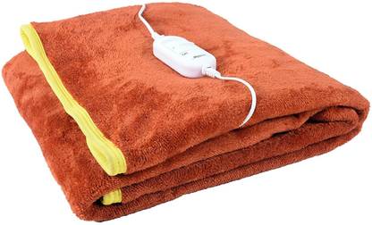 Comfort Ideas Solid Single Electric Blanket for  Heavy Winter