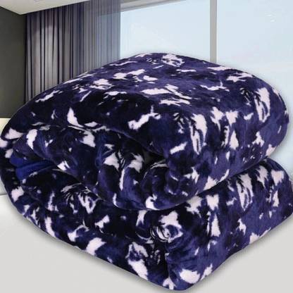 SPANGLE Printed Single AC Blanket for  Heavy Winter