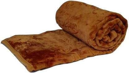 N Decor Embroidered Double Mink Blanket for  Heavy Winter
