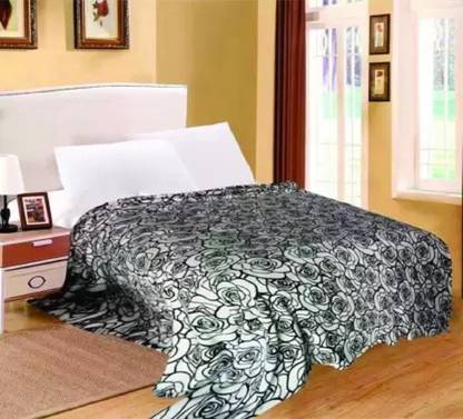 BLAN STAR Self Design Double Mink Blanket for  Heavy Winter