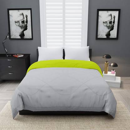 EVERDECOR Solid Single Comforter for  Mild Winter