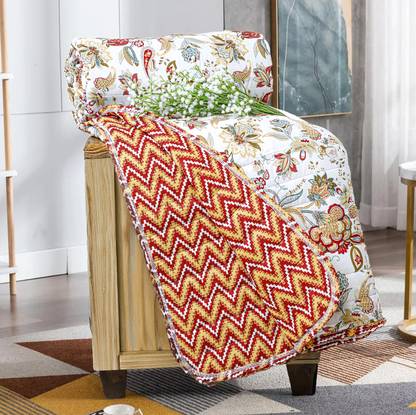 VAS COLLECTIONS Printed Double Quilt for  AC Room