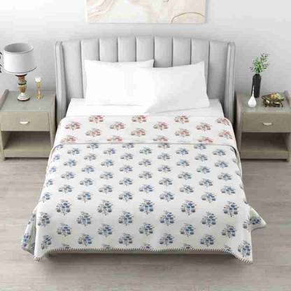 Comfowell Floral Single Dohar for  AC Room
