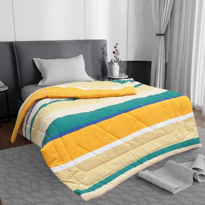 Supreme Home Collective Printed Single Comforter for  AC Room