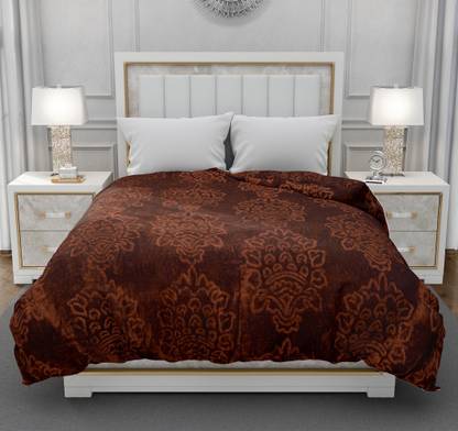 SPANGLE Solid Double Mink Blanket for  Mild Winter