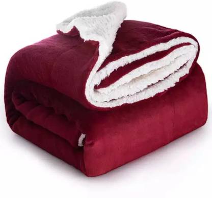 NAMAN Solid Single AC Blanket for  AC Room