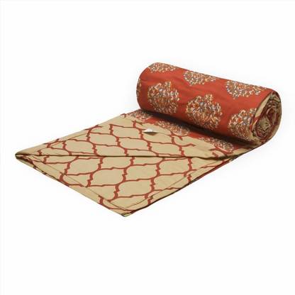 Trance Home Linen Printed Single Dohar for  AC Room