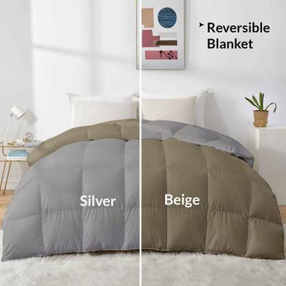 Razzai Solid Single Comforter for  Heavy Winter