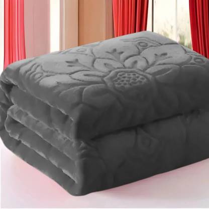 kirshinaENTERPRISES Floral Double Mink Blanket for  Mild Winter