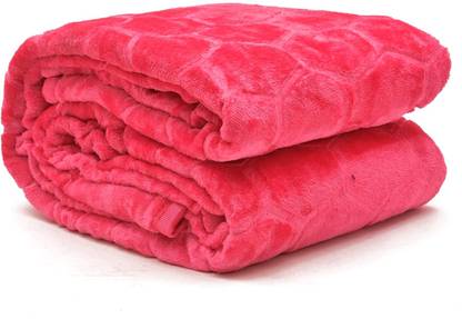 Saavi Handlooms Floral Double Mink Blanket for  Heavy Winter