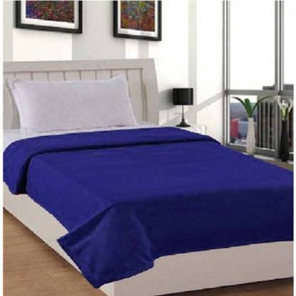 JARS Solid Single Fleece Blanket for  AC Room