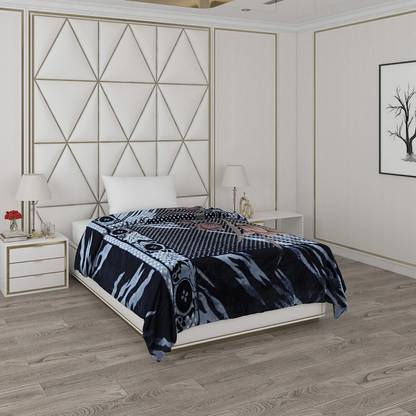 MONTE CARLO Printed Single Mink Blanket for  Heavy Winter