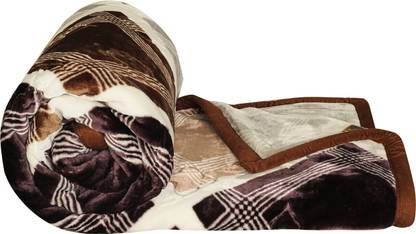 Flipkart SmartBuy Embroidered Double Mink Blanket for  Heavy Winter