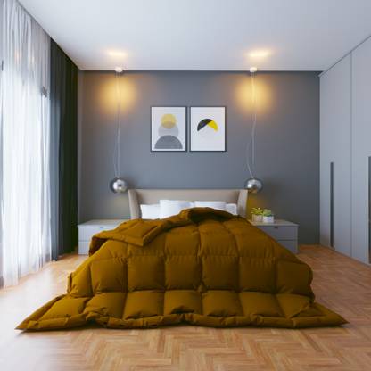Gratus Self Design King Comforter for  AC Room