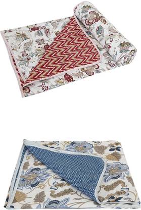 WONDERLOOK Floral Single AC Blanket for  AC Room