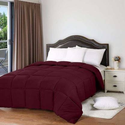 Comfowell Solid Double Comforter for  Heavy Winter