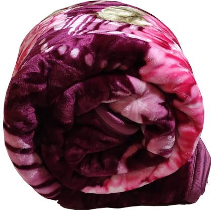 SPENTO Printed Double Mink Blanket for  Heavy Winter