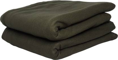 HOMIEE Solid Single Fleece Blanket for Heavy Winter