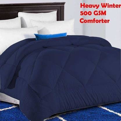 Relaxfeel Solid Double Comforter for  Heavy Winter