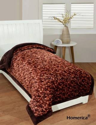 Homerica Self Design Single Quilt for  Heavy Winter