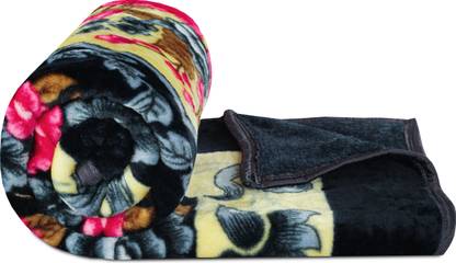 VAS COLLECTIONS Printed Double Mink Blanket for  Heavy Winter