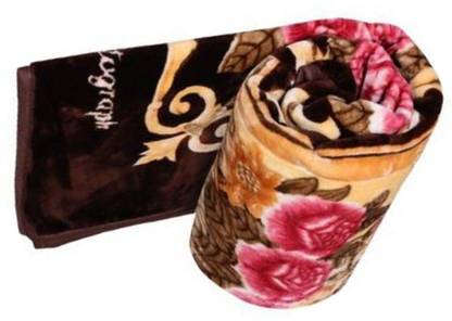 Swikon star Floral Single Mink Blanket for  Heavy Winter