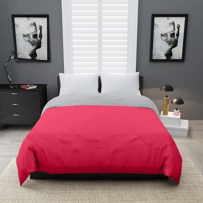 EVERDECOR Solid Single Comforter for  Mild Winter