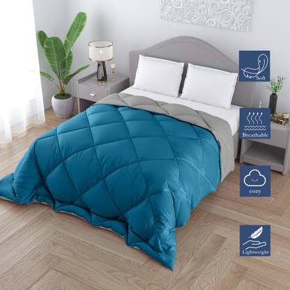 CHICERY Solid Double Comforter for  Heavy Winter