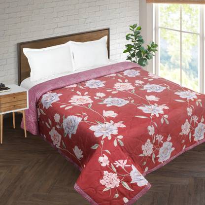 Signature Floral Double Comforter for Heavy Winter