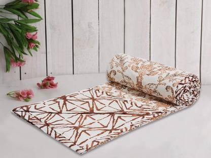 Trance Home Linen Printed Double Dohar for  AC Room