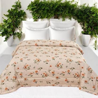CHANDRAVATI Floral Double Comforter for  AC Room