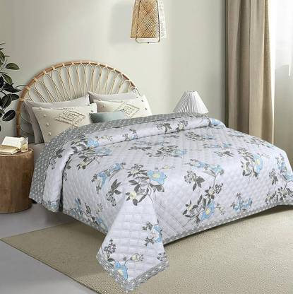 VAS COLLECTIONS Floral Double Comforter for  AC Room