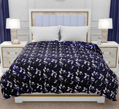 SPANGLE Printed King Mink Blanket for  Heavy Winter