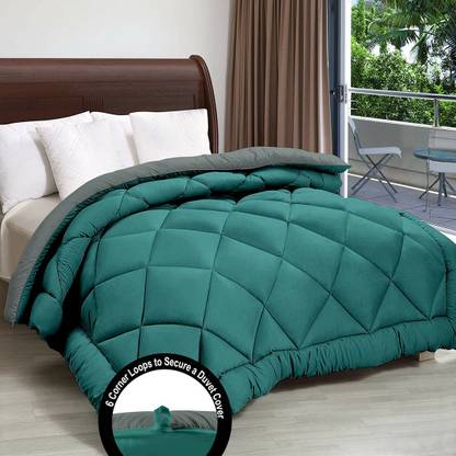 Fluffy Cloud Solid Double Comforter for  AC Room