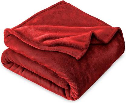 VAS COLLECTIONS Solid Single AC Blanket for  Heavy Winter