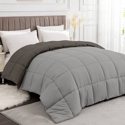 Razzai Solid Queen Comforter for  Heavy Winter