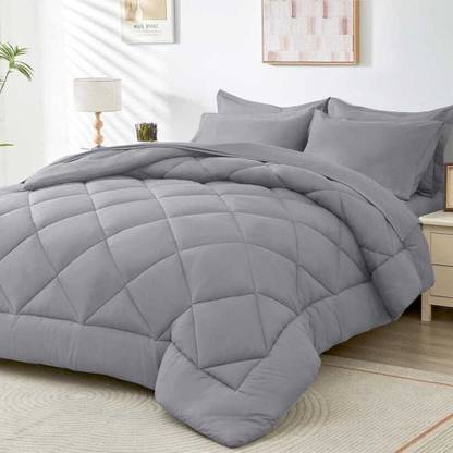 Relaxfeel Solid Single Quilt for  Heavy Winter