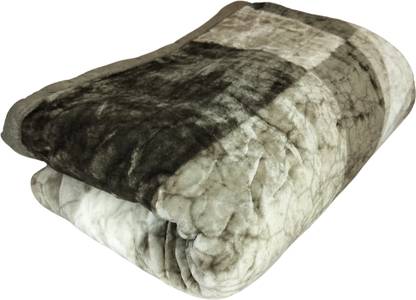 HOMIEE Floral Single Sherpa Blanket for  Heavy Winter