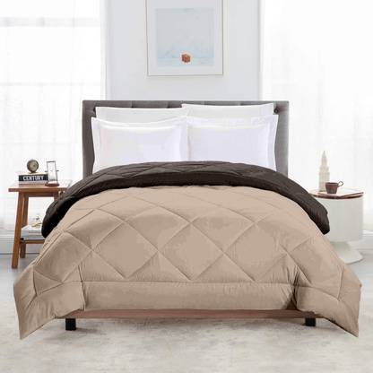 TrueYarns Solid Double Comforter for  Heavy Winter