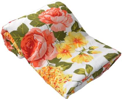 FLEMINGO Floral Single Dohar for  Heavy Winter