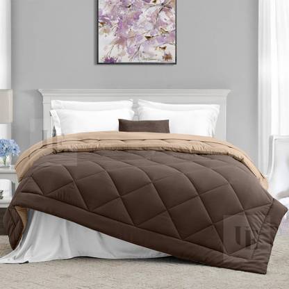 Ursula Solid Double Comforter for  Heavy Winter
